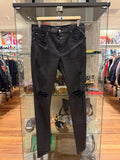 Amiri Thrashers Distressed Skinny Jeans - Black