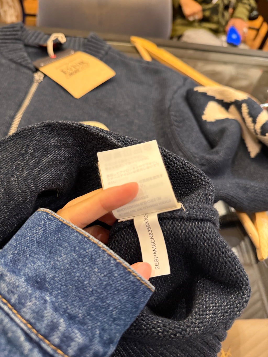 Evisu Palace Zip Up Sweater