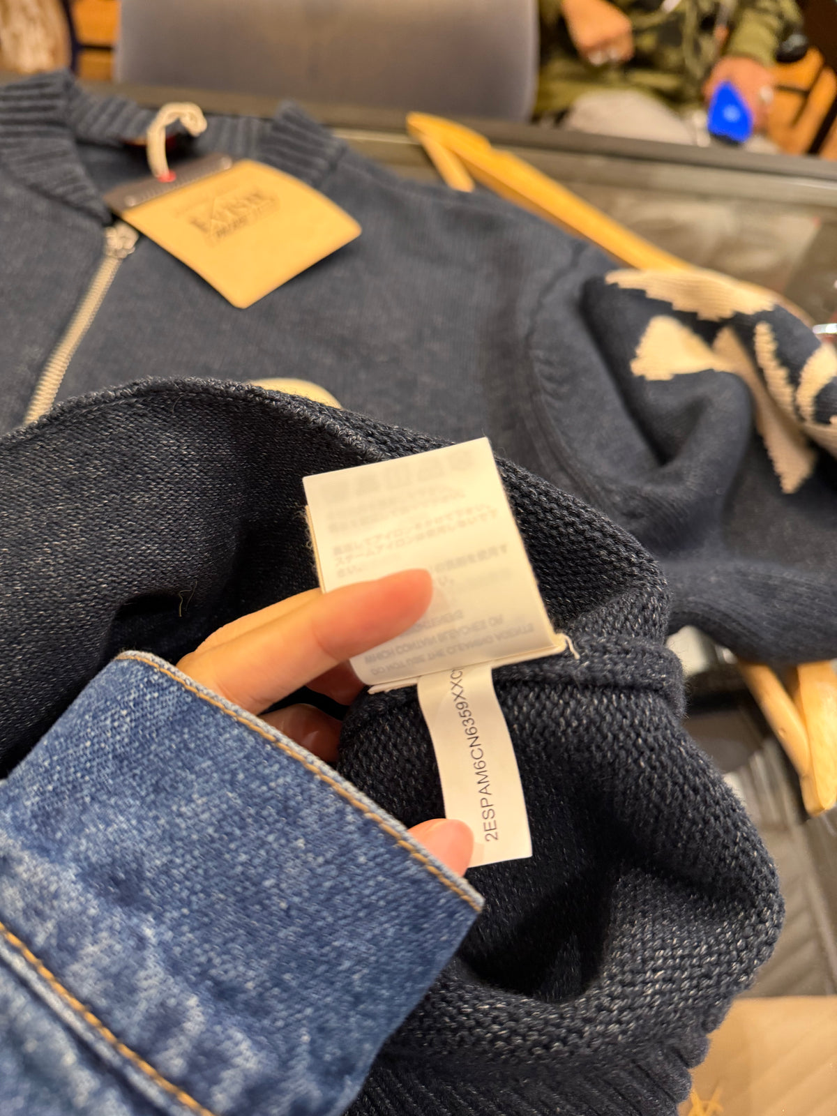 Evisu Palace Zip Up Sweater