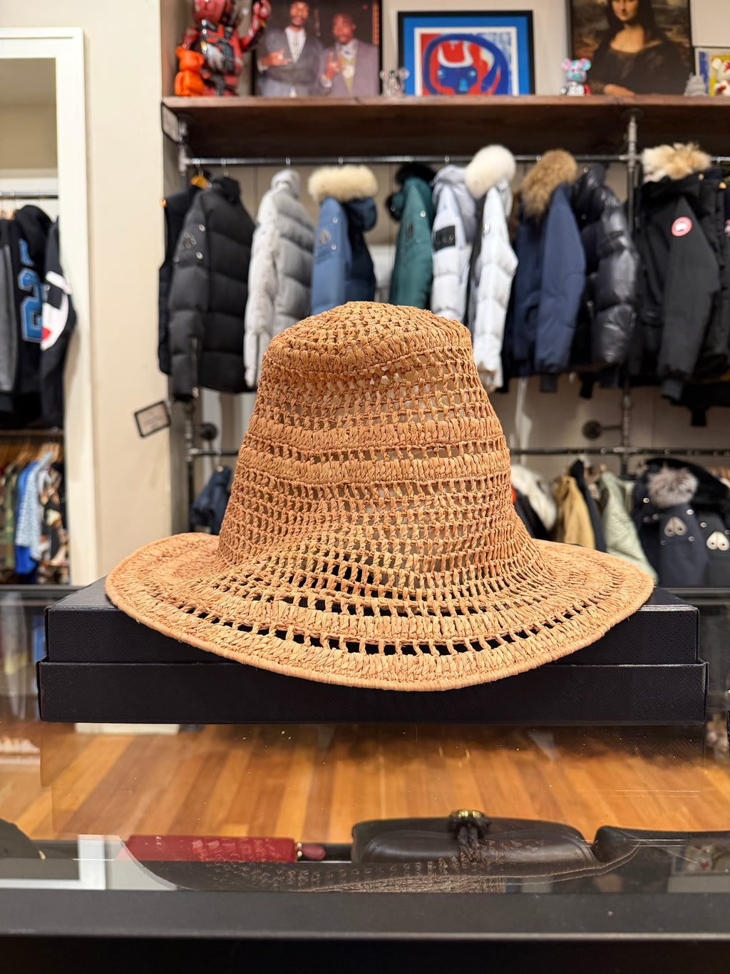 Chloe Raffia Capeline Hat