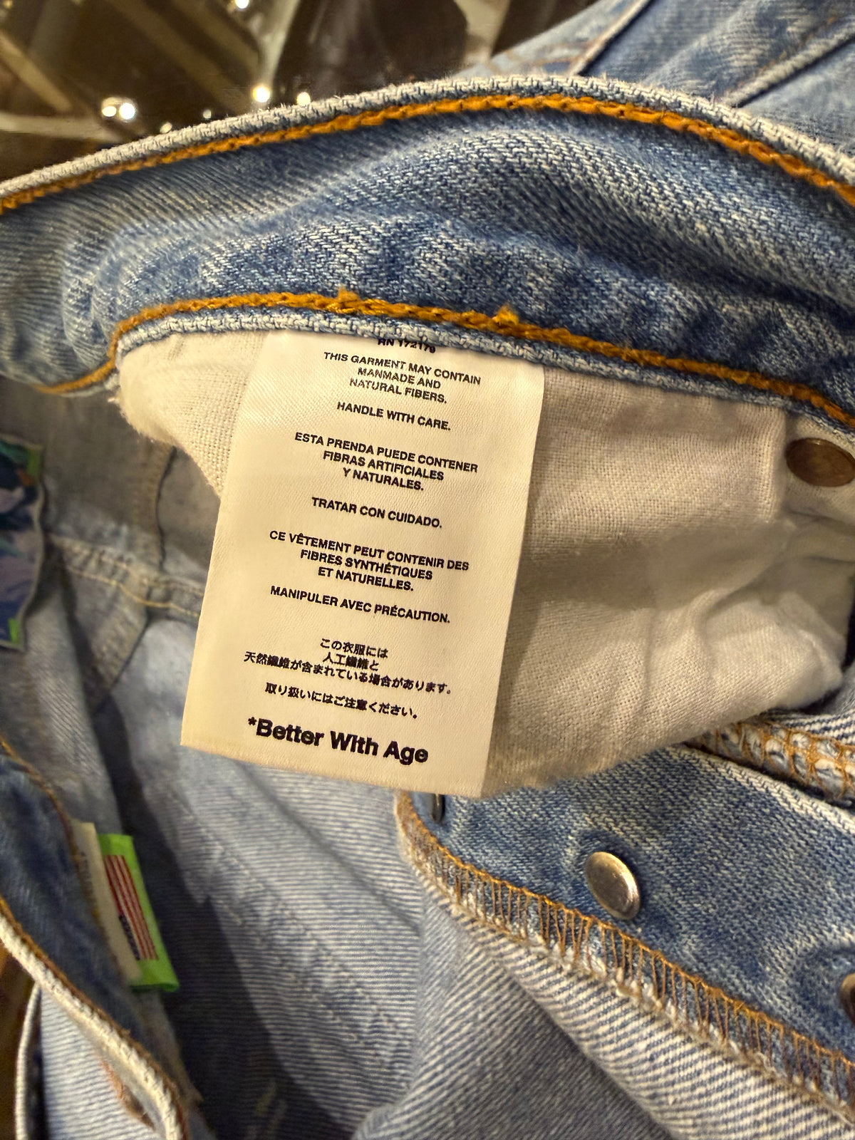 Better With Age Bathwater
Denim Jeans