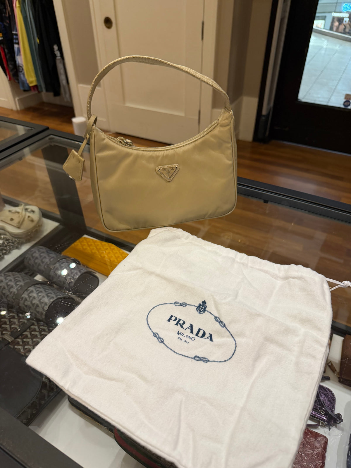 Prada Re-Edition 2000 Nylon Mini Hobo Bag