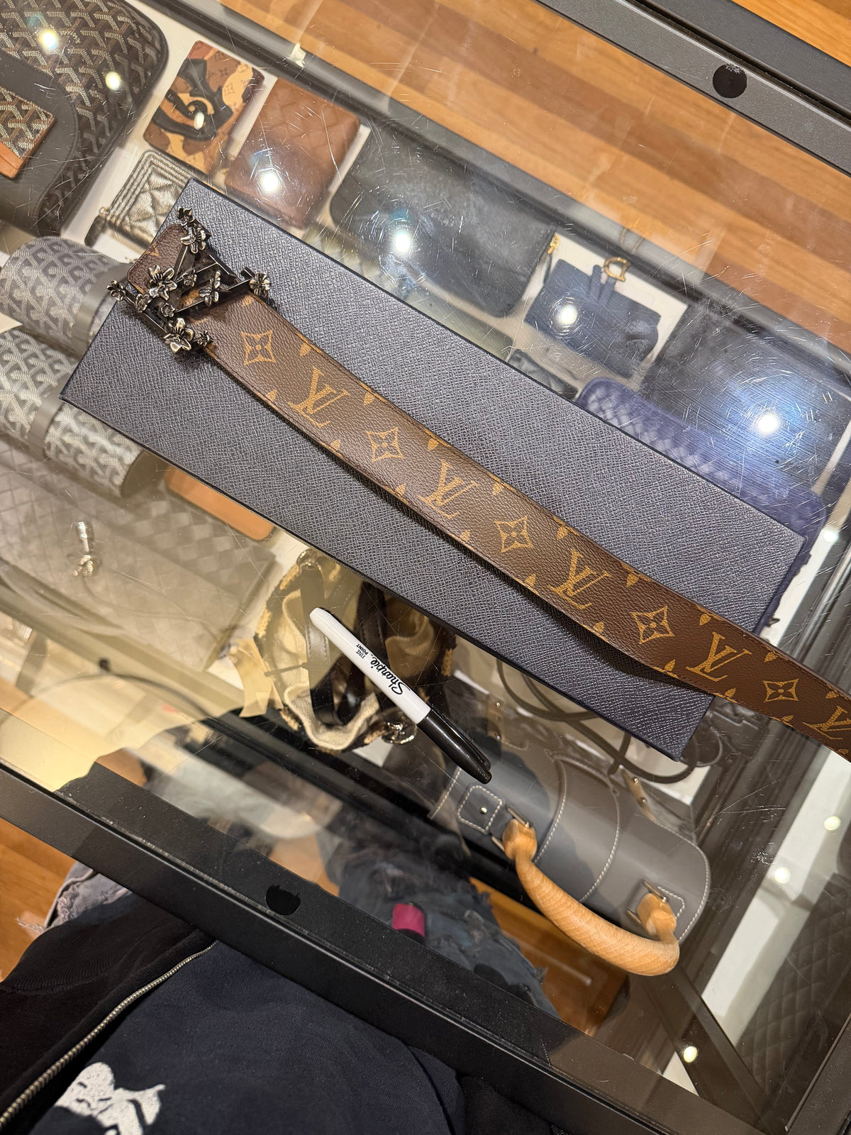 Louis Vuitton LV Pyramid Flower 40mm Reversible Belt
