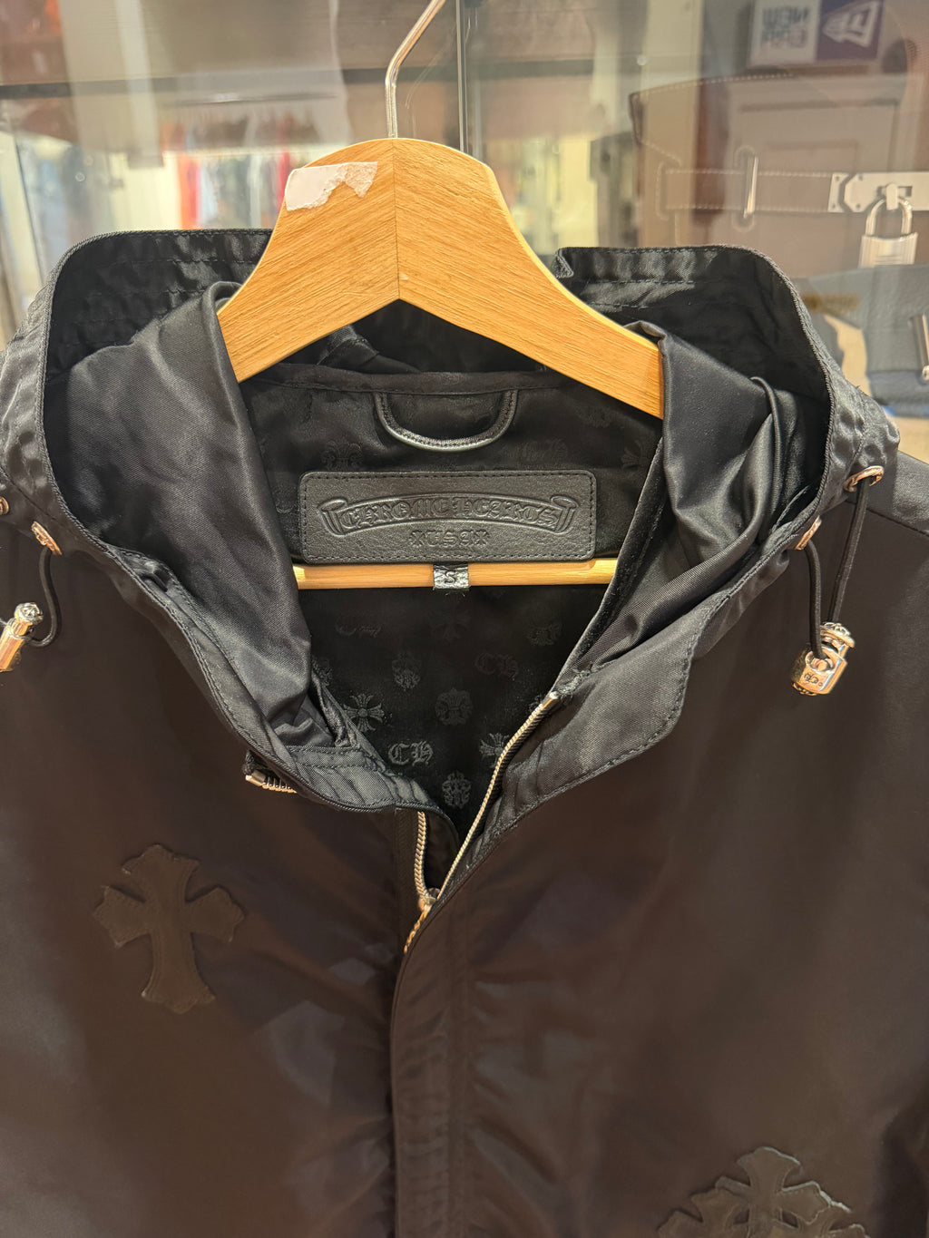Chrome Hearts Cross Patch Parka - Black