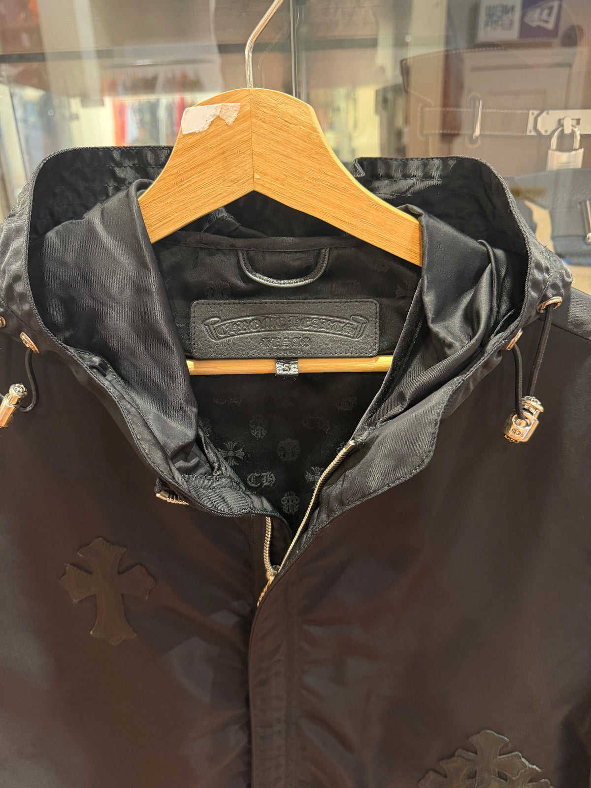 Chrome Hearts Cross Patch Parka - Black