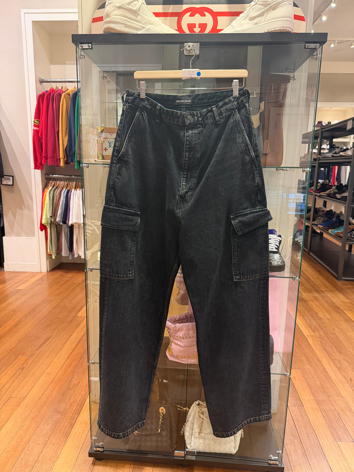Balenciaga Wide Leg Cargo Jeans