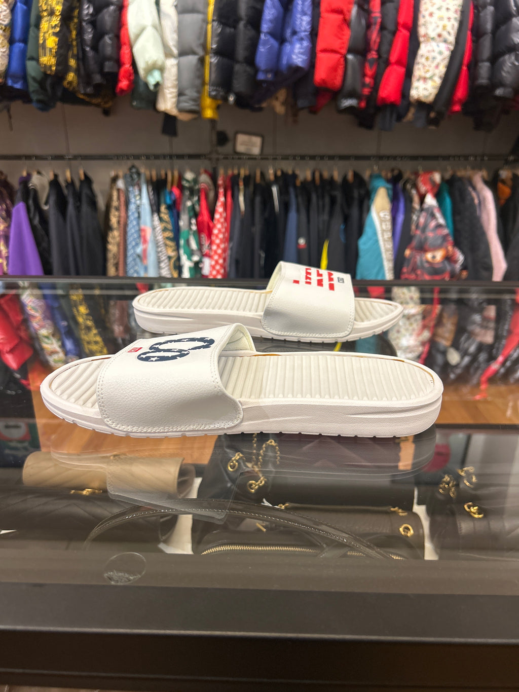 Kith Coke Slides - White