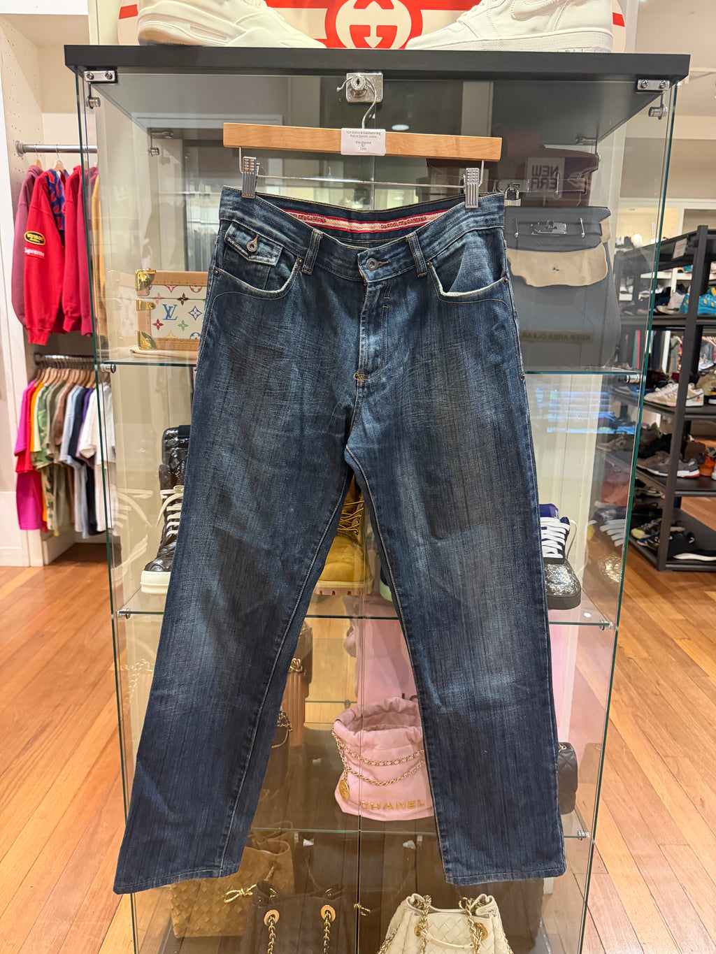 Y2K Dolce & Gabbana Big
Patch Denim Jeans
