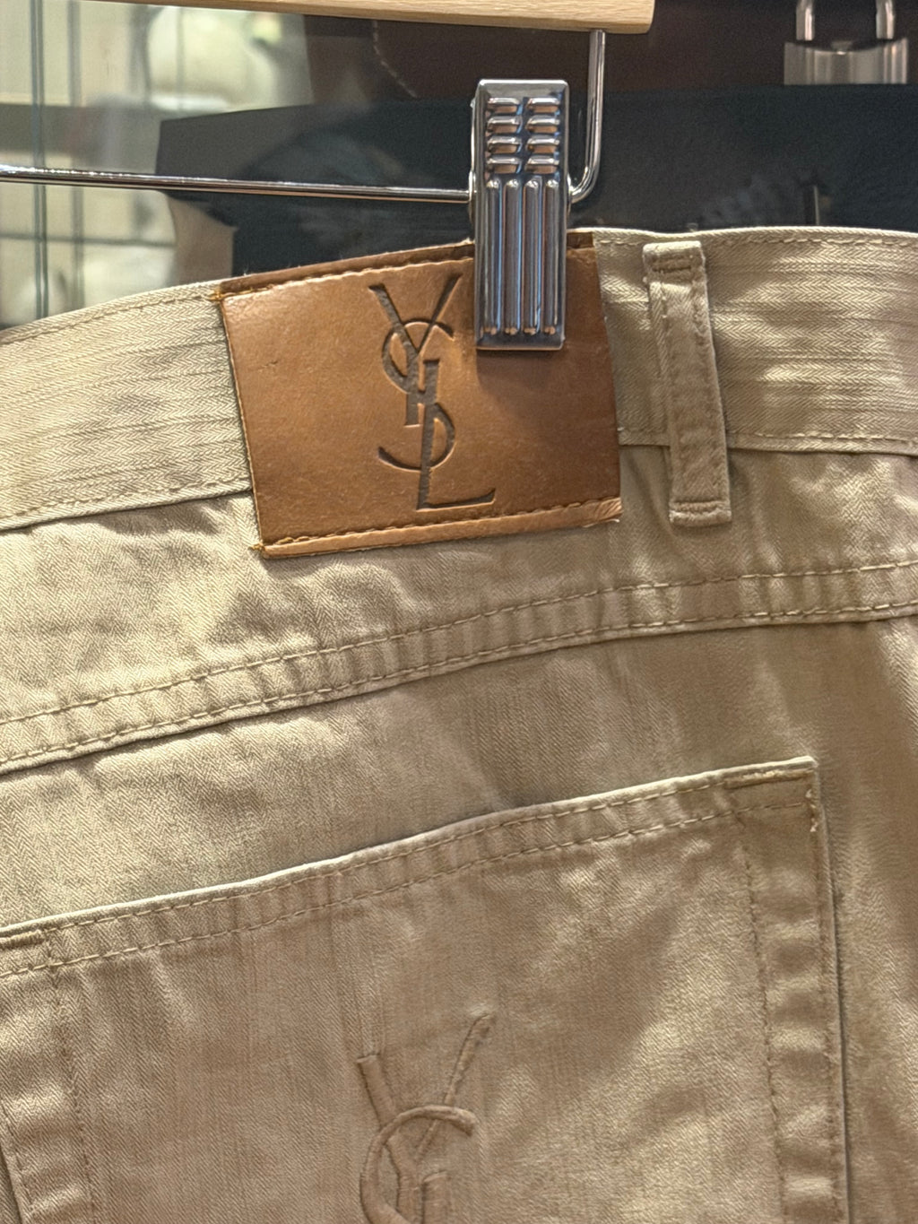 Yves Saint Laurent Chino Pants - Beige