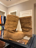Balenciaga Alaska Fur Boots - Brown