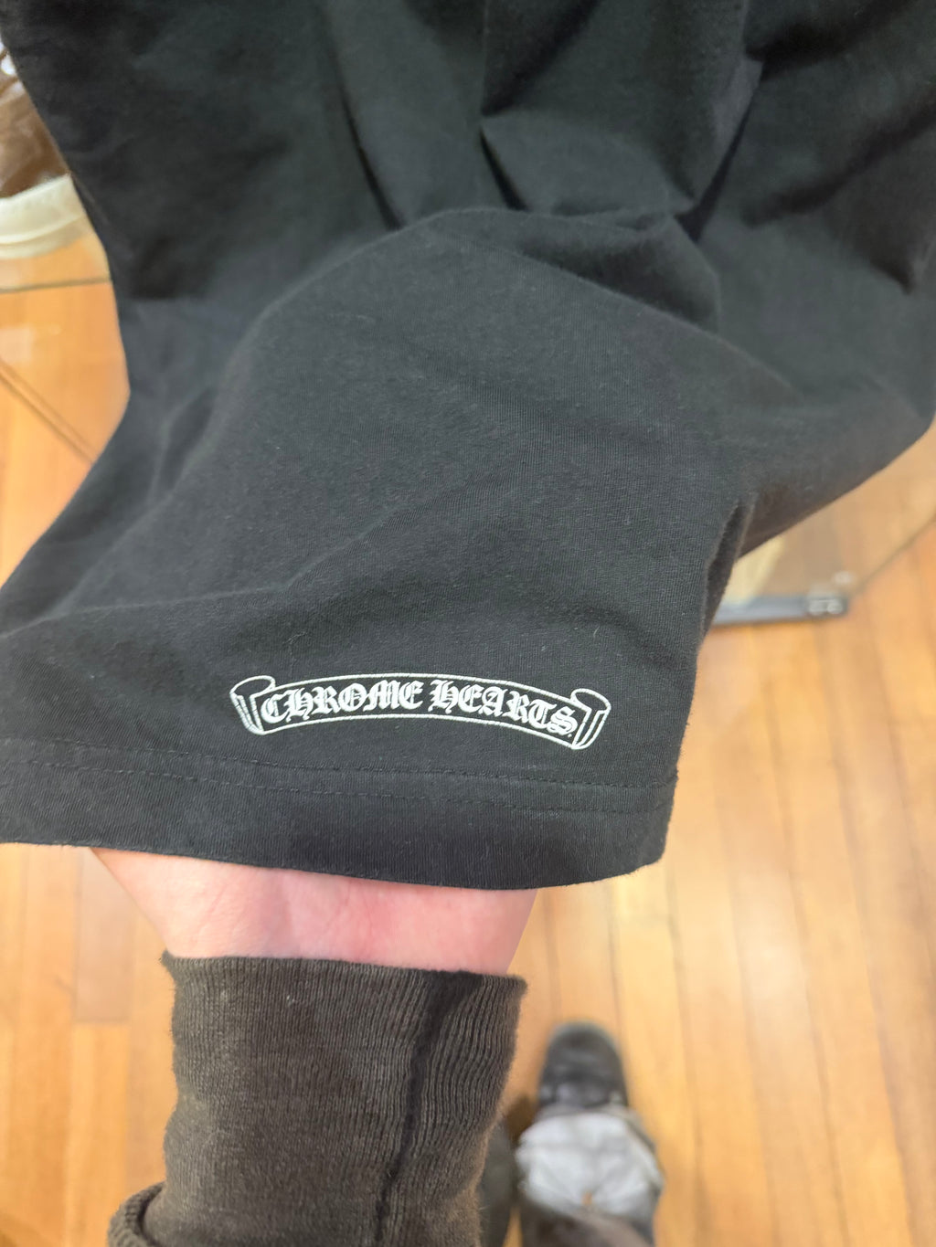 Chrome Hearts Fuck You Scroli-
Black