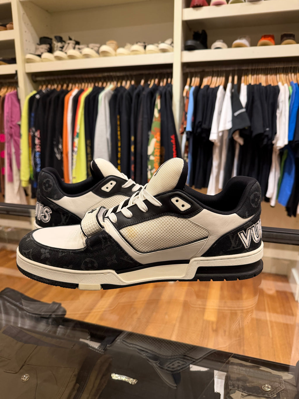 Louis Vuitton LV Trainer Strap Sneaker - White Black