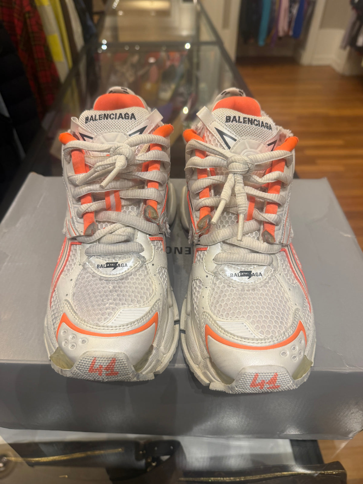 Balenciaga Runner - White/Orange