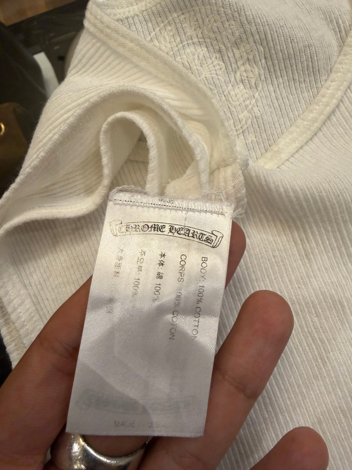 Chrome Hearts Tank Top - White & Pink