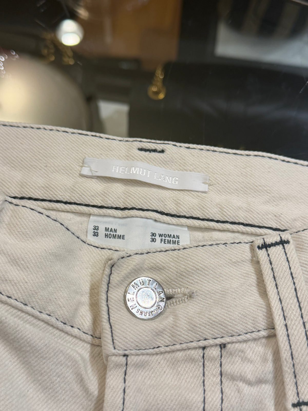 Helmut Lang Masc Hi Straight
Jeans - Beige