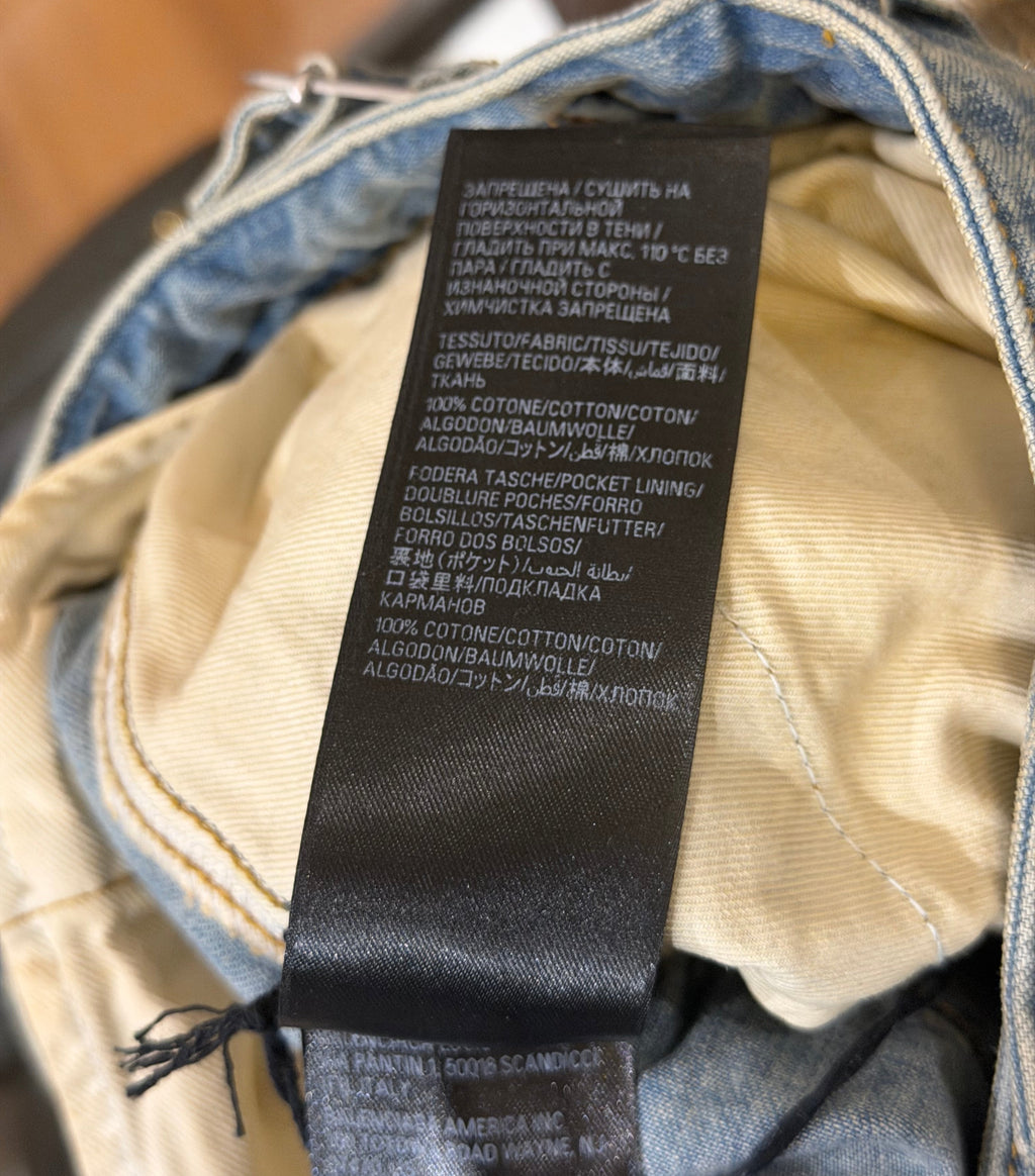 Balenciaga Japanese Denim Cargo Pants