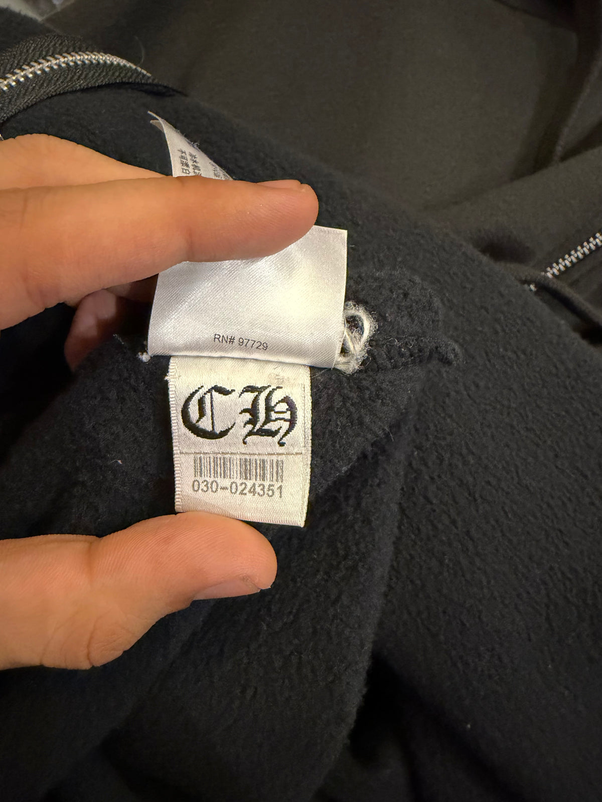 Chrome Hearts Foti Zip Up Hoodie