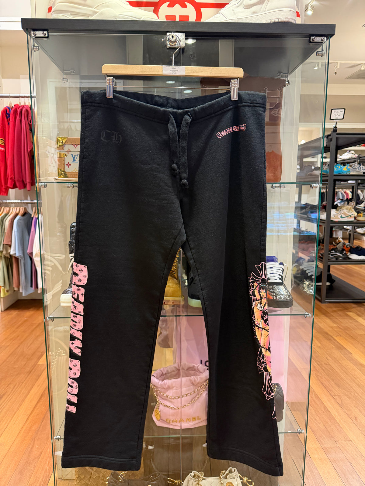 Chrome Hearts Jesse Jo Stark
Deadly Doll Sweatpants -
Black
