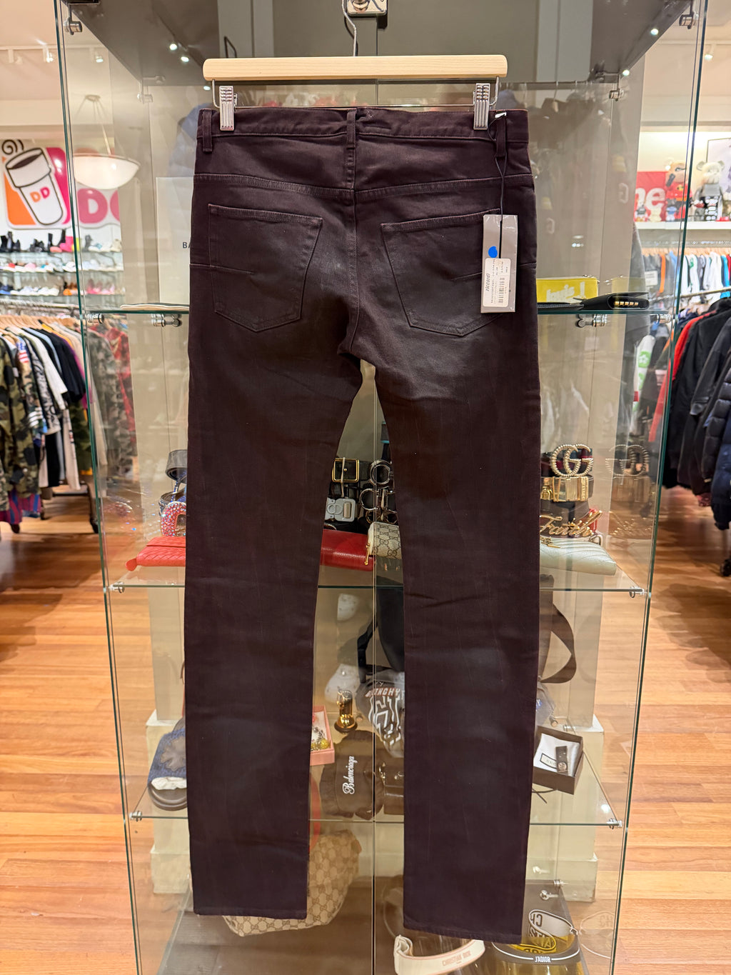 Dior Homme SS11 Dark Palm Denim Jeans By Kris Van Assche