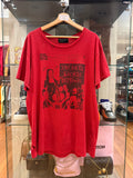Enfants Riches Deprimes ‘Jesus Died For Our Sins’ Distressed Shirt - Red
