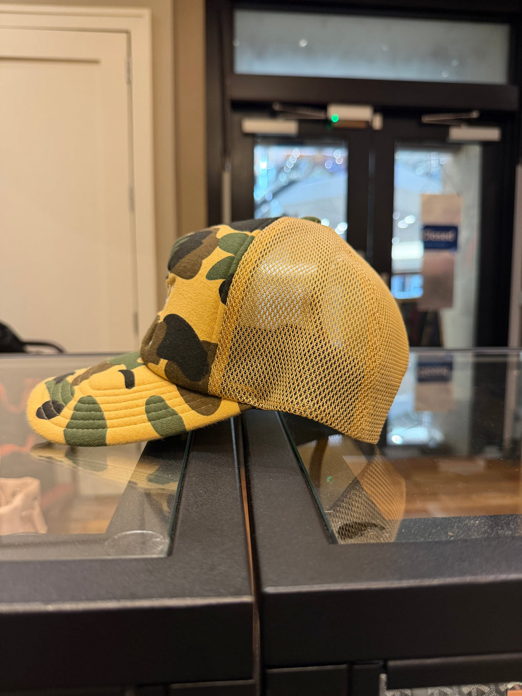 Stussy X Bape Yellow & Green Camo