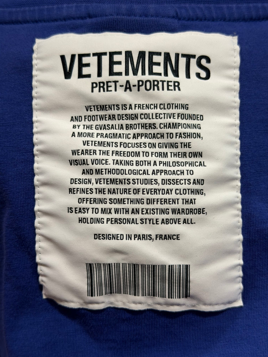 Vetements Logo Tee - Purple