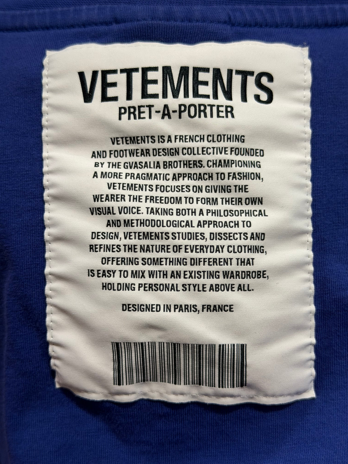 Vetements Logo Tee - Purple