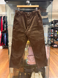 Chrome Hearts Brown Double Knee Carpenter Pants W/ Patches