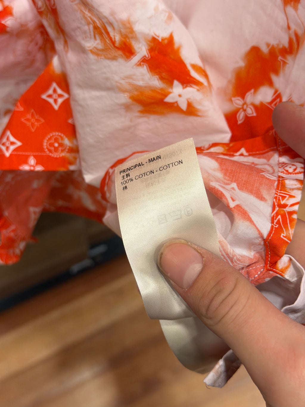 Louis Vuitton Bandana Tie-Dye Shirt - Orange