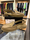 Chanel 26A Slingback Loafers - Dark Khaki
