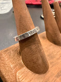 Chrome Hearts NYC F You 3MM Spacer Ring Silver - Size 6.5