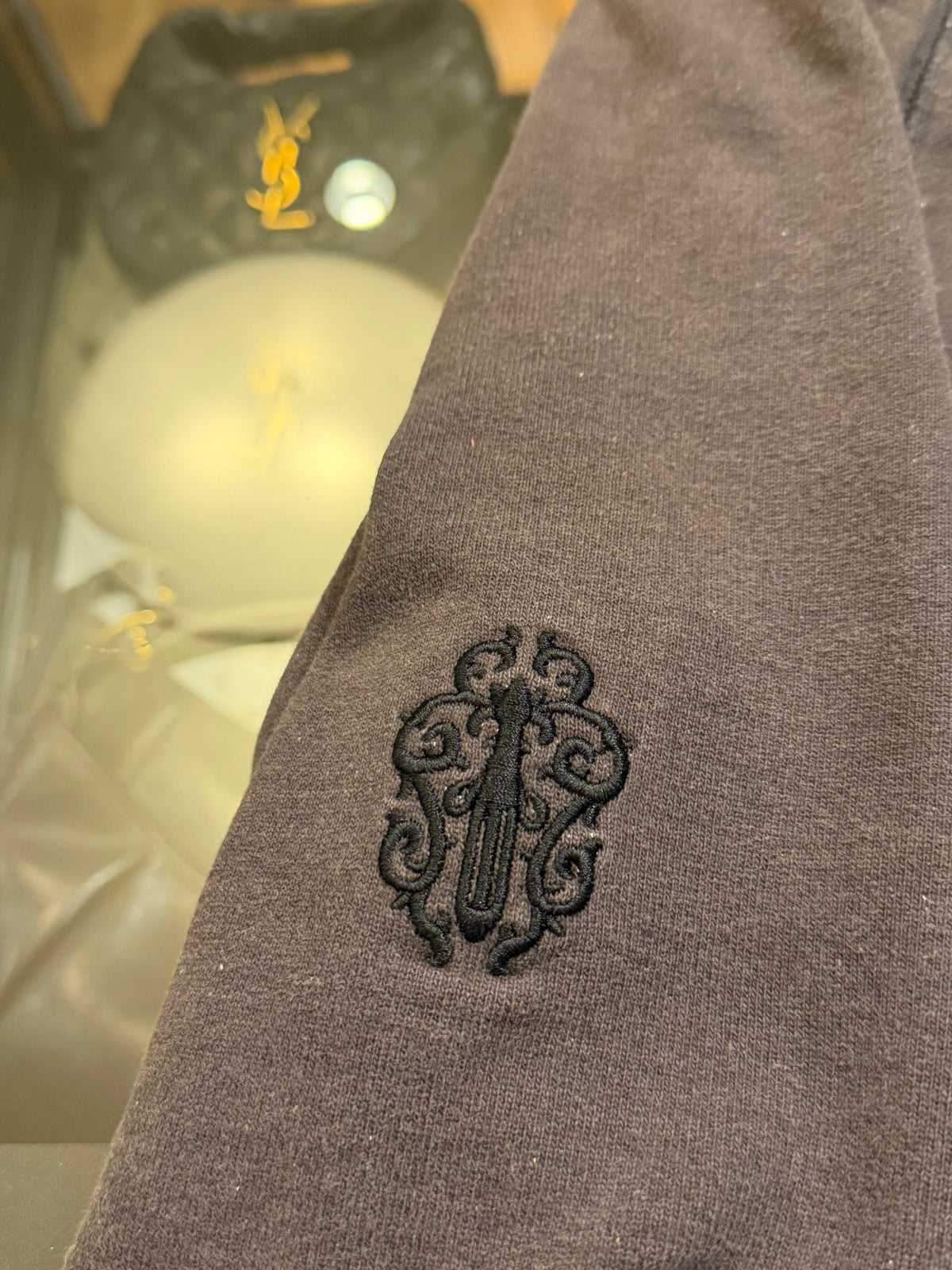Chrome Hearts 'Y-Not' Embroidered Hoodie -
Charcoal