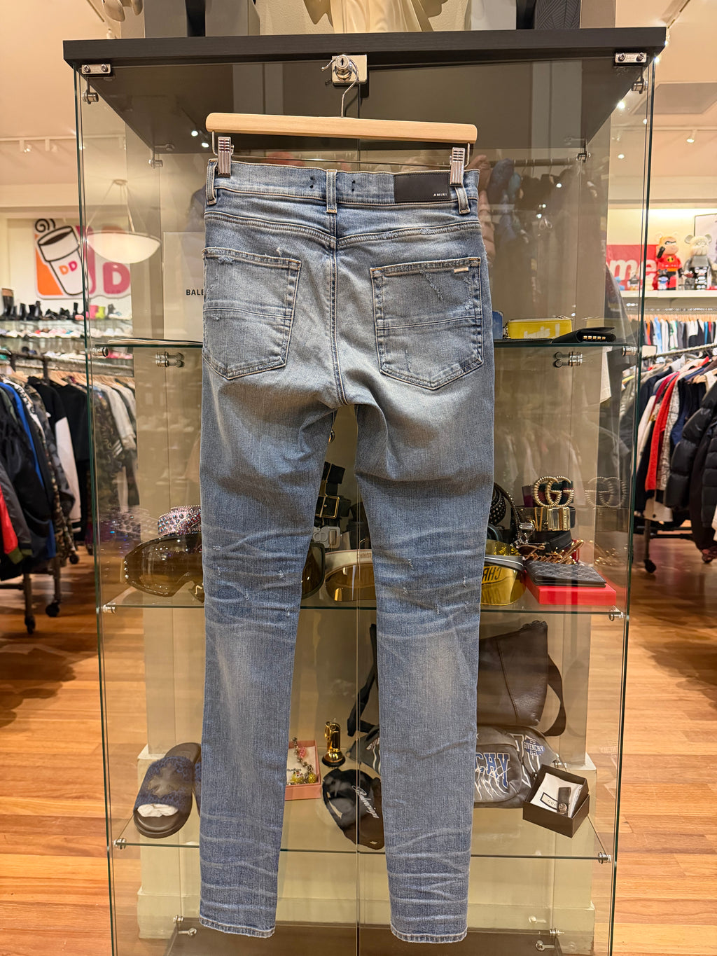 Amiri Thrasher Jeans - Multicolor Bandana Patch