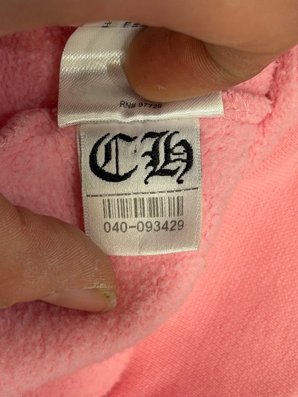 Chrome Hearts Horseshoe Hoodie - Pink