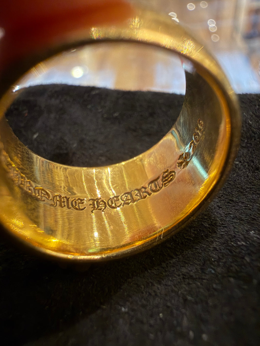 Chrome Hearts 22k Gold Double Floral Ring