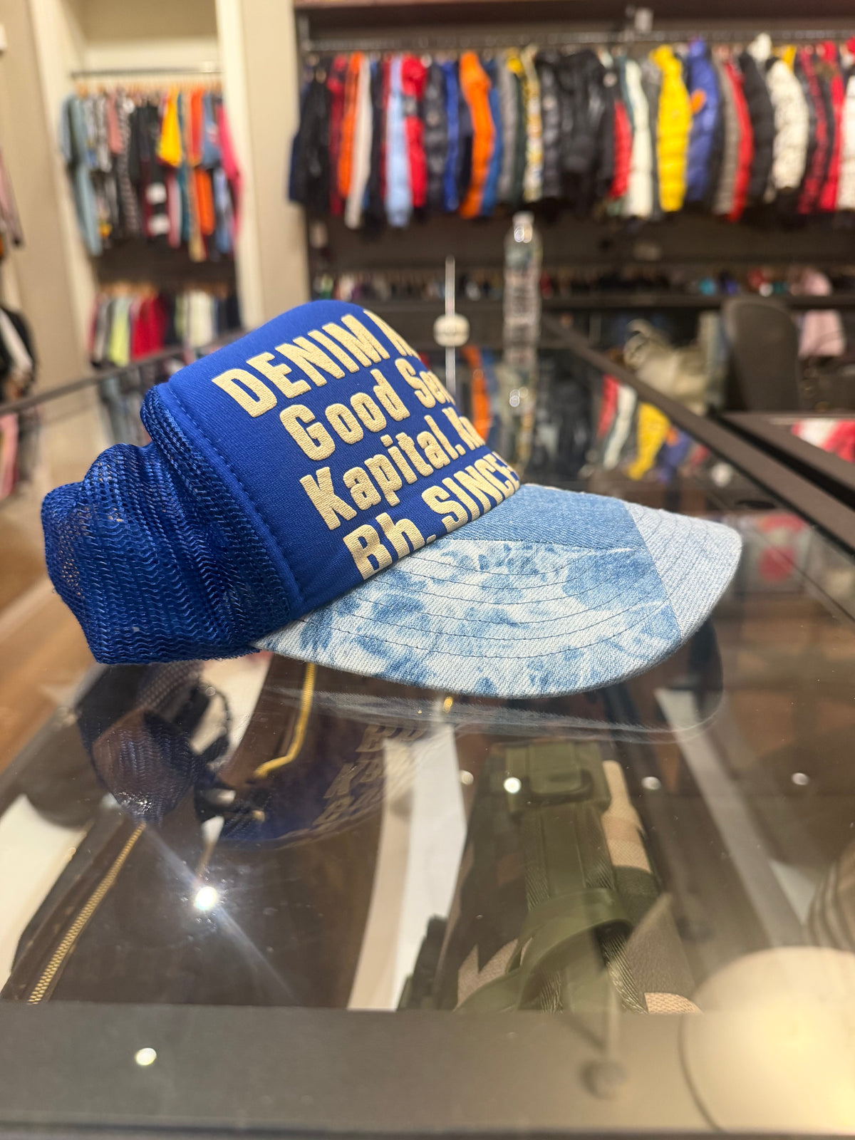 Kapital Denim Goods Trucker Hat