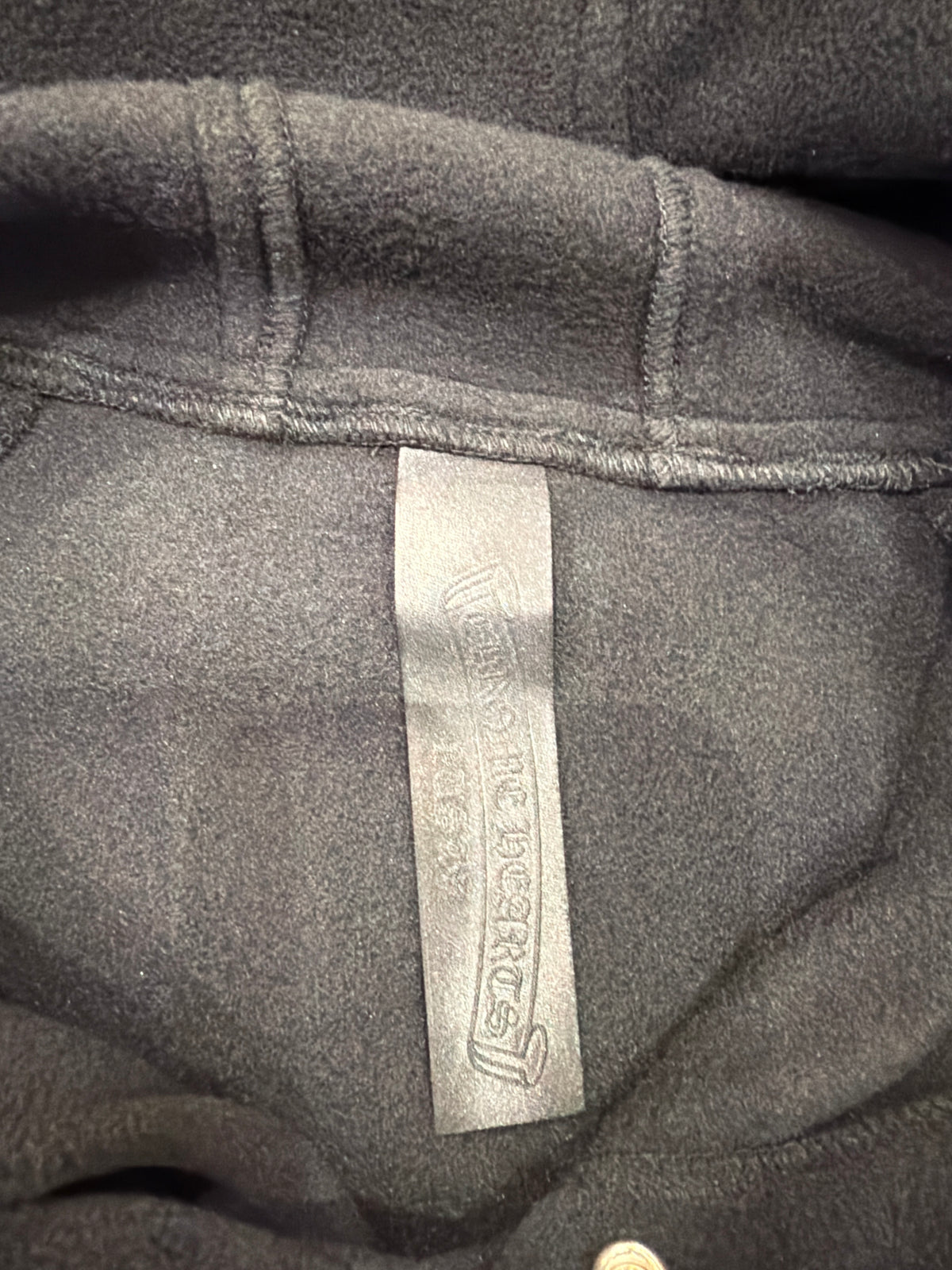 Chrome Hearts Cross Patch Fleece Hoodie