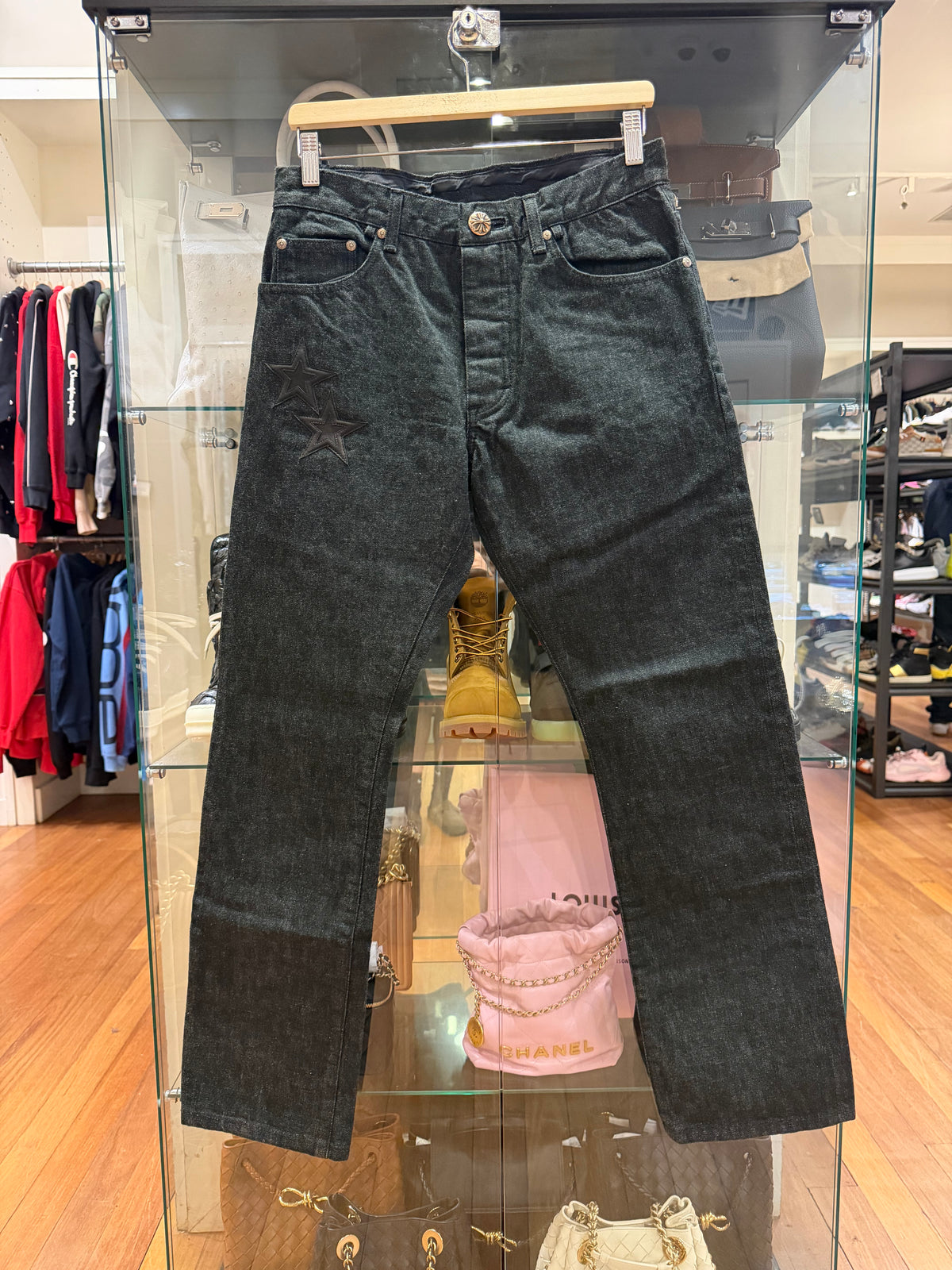 Chrome Hearts ‘Second Chances’ Star Patch Denim Jeans