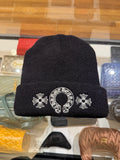 Chrome Hearts Horseshoe Logo Beanie - Black/White