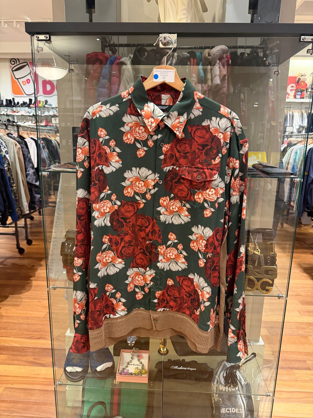 Undercover Flower Button Up Hybrid Shirt