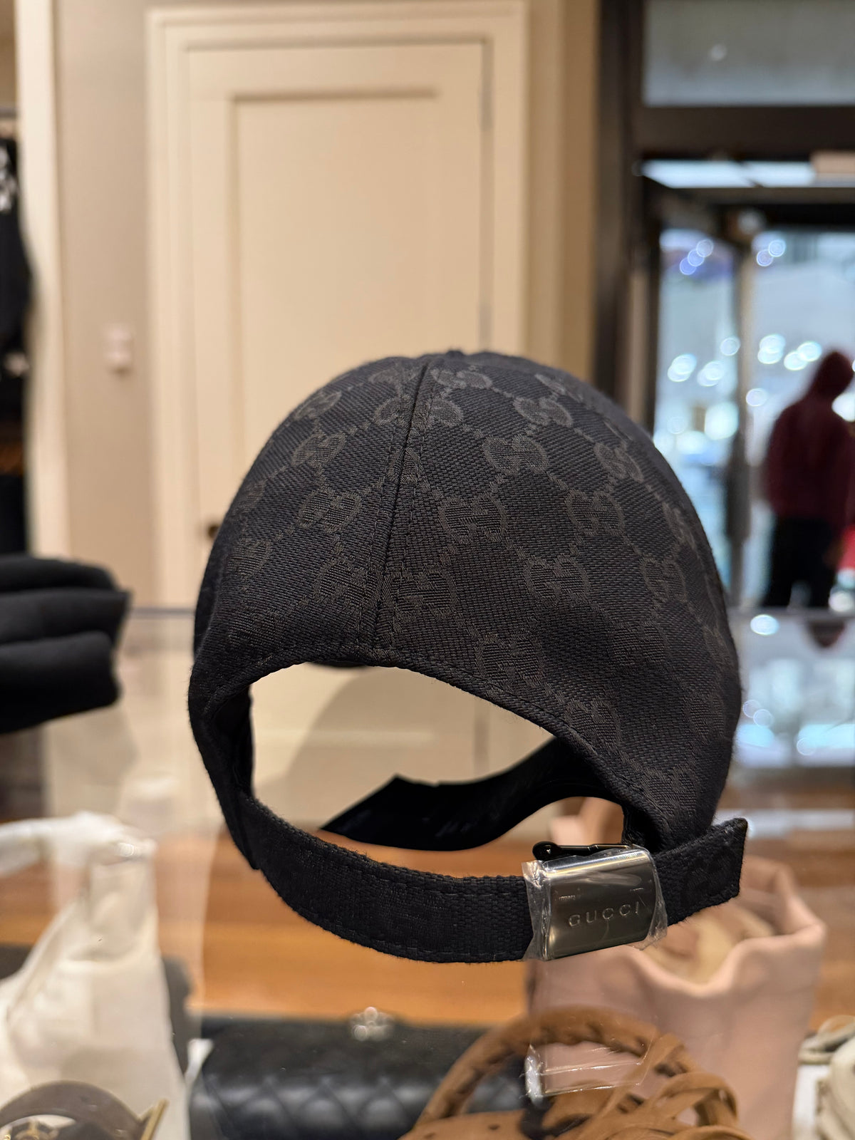 Gucci Web Detailed GG Baseball Hat