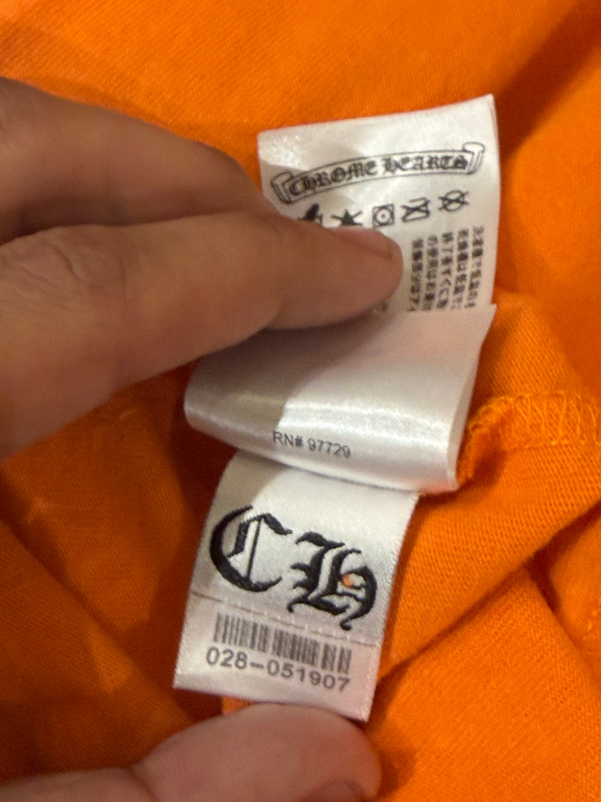 Chrome Hearts Vine Dagger
LS - Orange