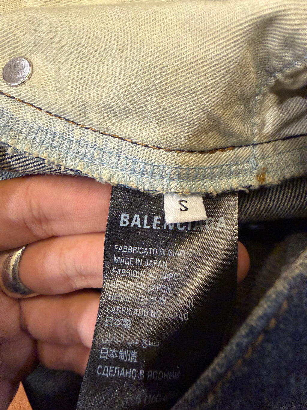 Balenciaga Flared Denim Jeans - Blue