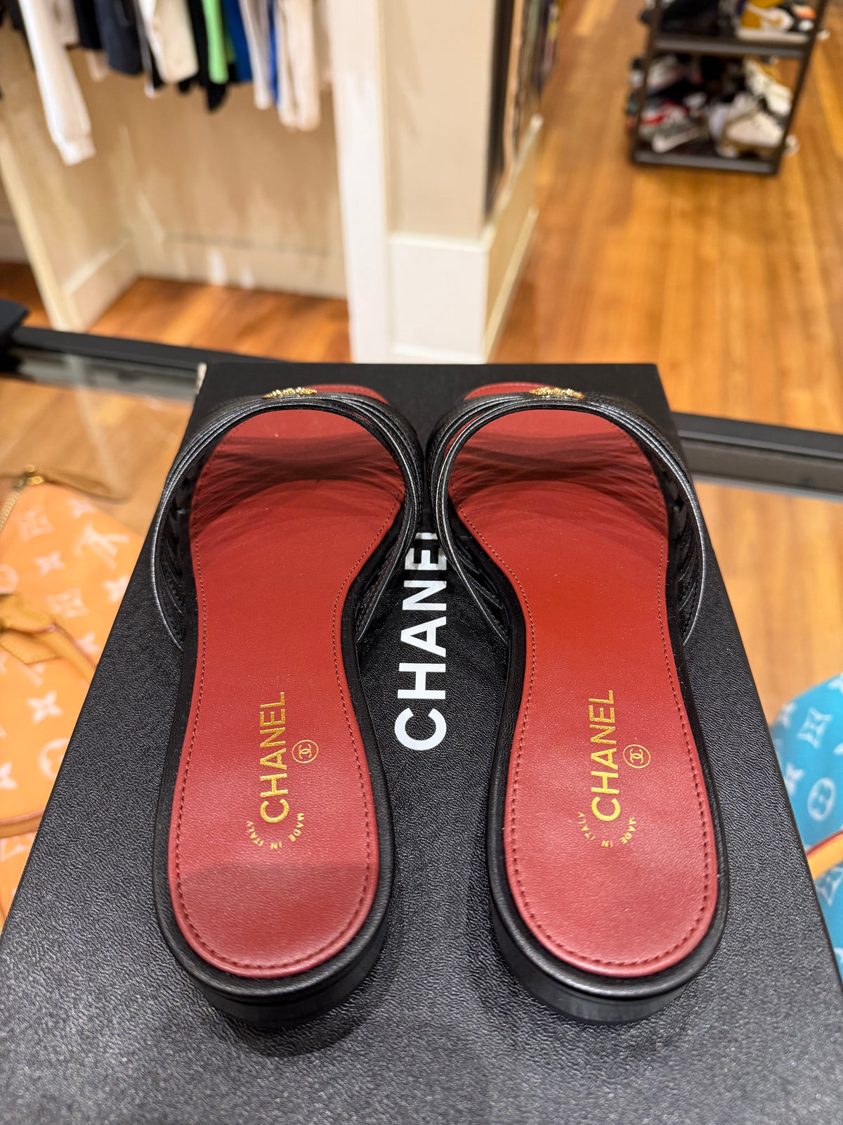Chanel Metiers d’Art ‘Blazy’ Sandal Flats