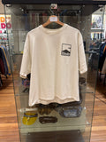 Rhude Chevron Carton Logo Tee- White
