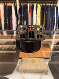 Bally Patent Leather Belt Black