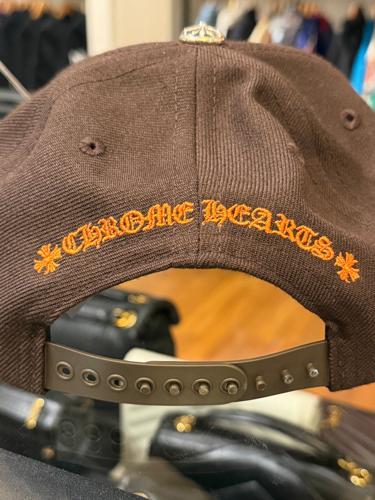 Chrome Hearts CH Baseball Cap - Brown