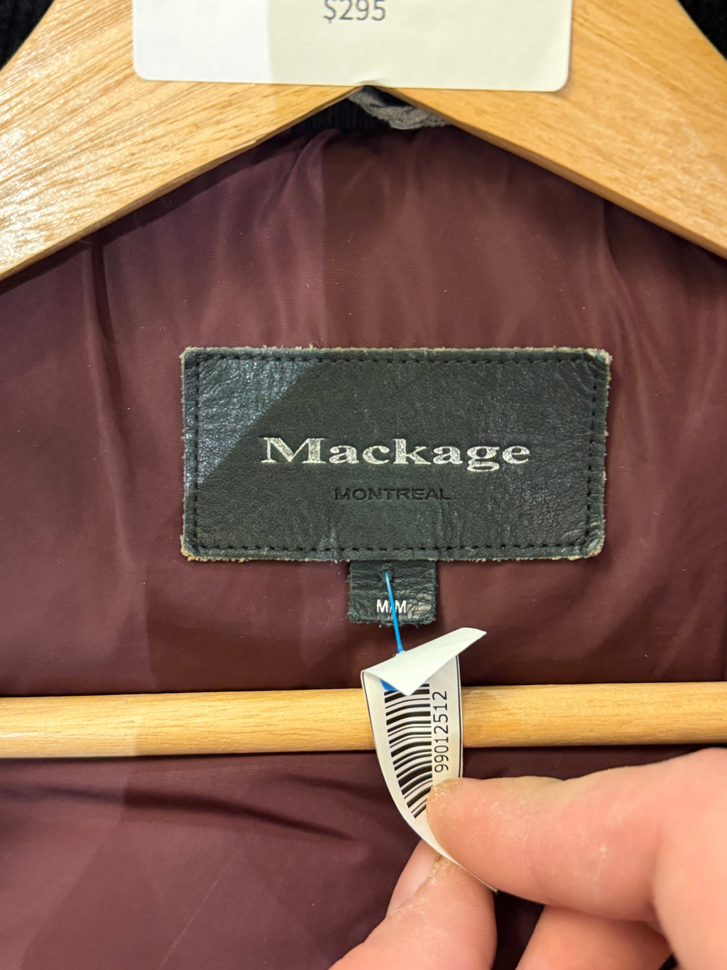 Mackage Adali Down Coat - Burgundy