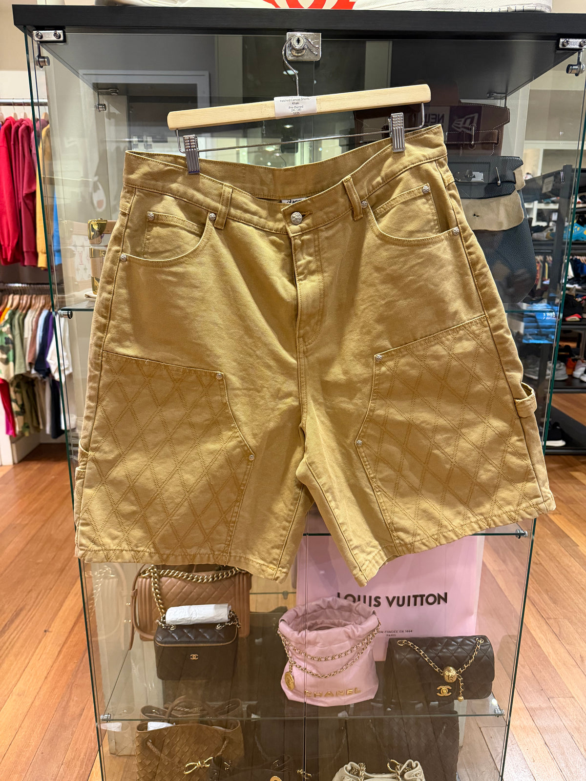 VANDYTHEPINK X ASICS
Patched Canvas Shorts -
Khaki
