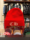 Chrome Heart CH Beanie - Red